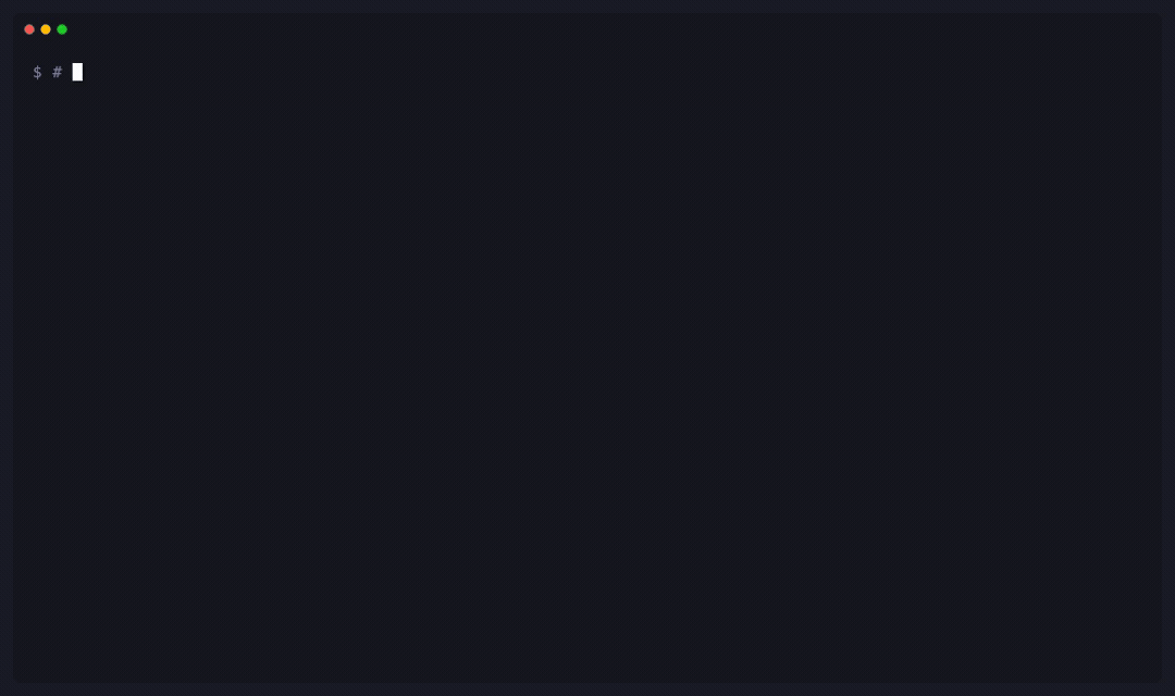 All six quick start steps run end to end in a terminal